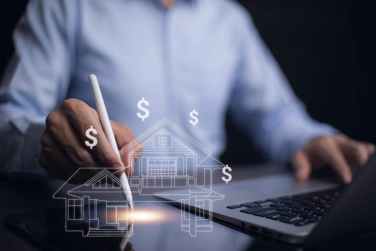 Diagramme illustrant le démembrement de propriété entre usufruitier et nu-propriétaire dans un bien LMNP, concept clé du property usufruct diagram.